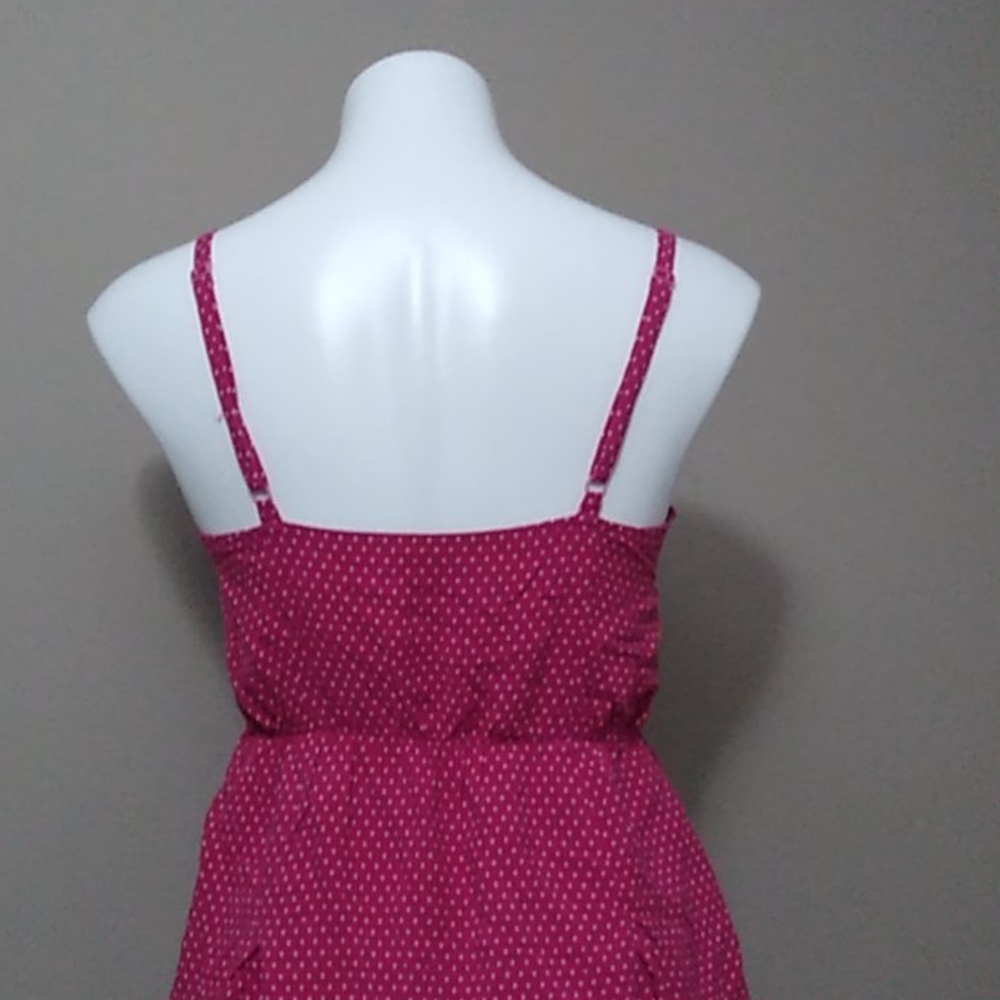 Free People pink polka dot baby doll dress small - Picture 7 of 13